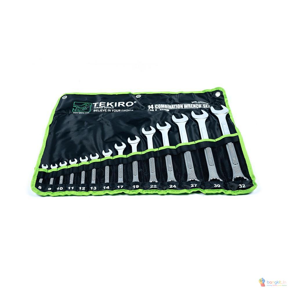 TEKIRO KUNCI RING PAS SET (8 - 32 MM) 14 PCS /KUNCI RINGPAS SET / TOOLS - ALAT PERKAKAS
