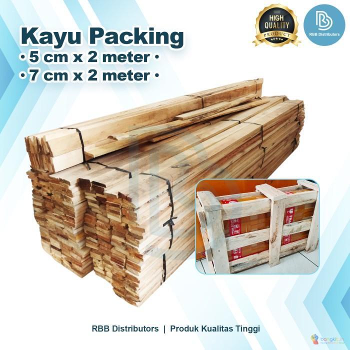 Kayu packing ukuran 5CM X 2 METER 7CM X 2 METER - 5 cm x 2 Meter