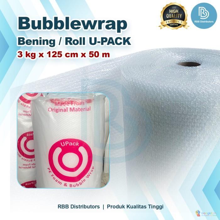 BUBBLE WRAP / plastik bubble / bubble packing / bubble wrap packing / plastik buble packing 3 Kg - 3 KG UPACK