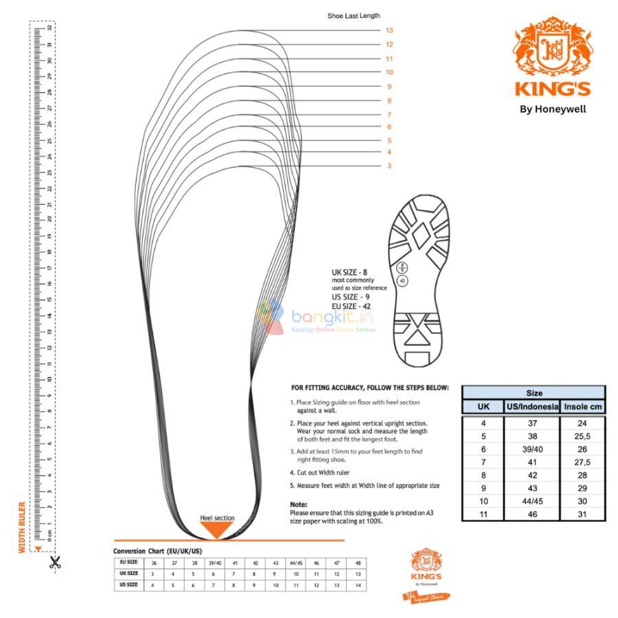 Sepatu Safety Kings Safety Shoes Original KWD800