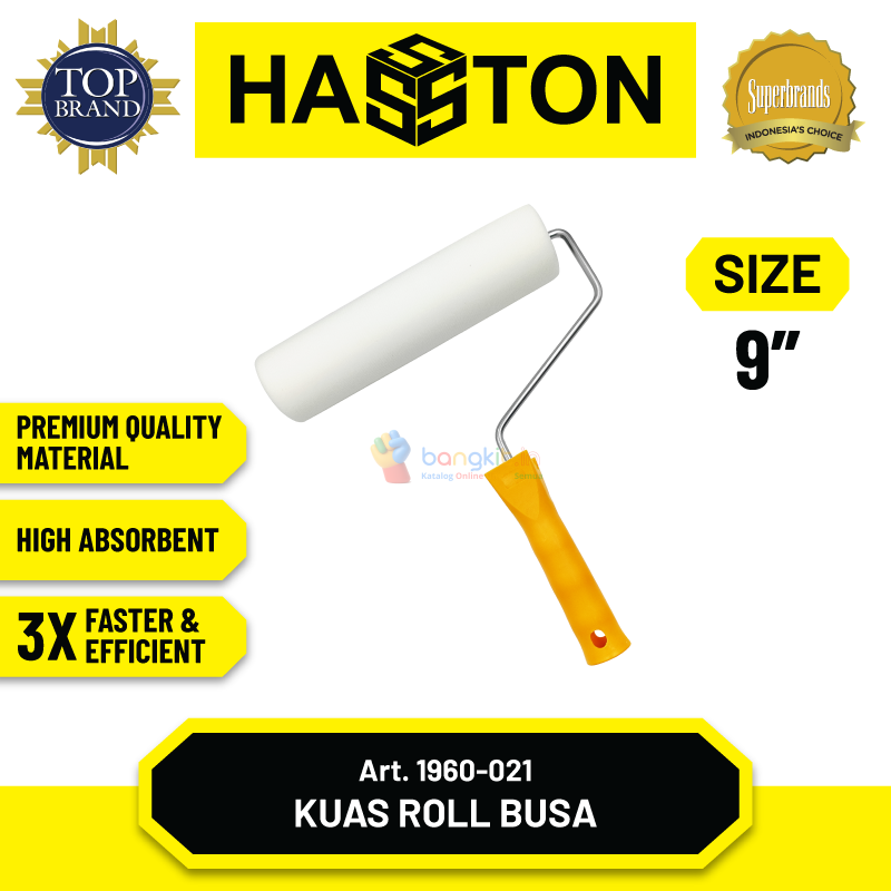 Hasston Kuas Rol Sponge 9" / Kuas Roll Busa (1960-021)