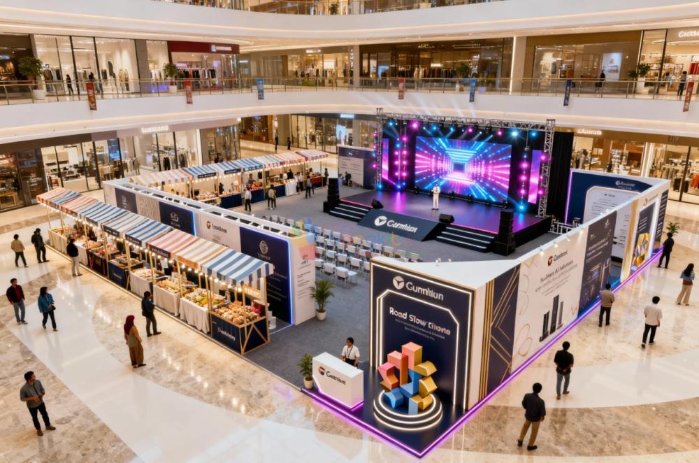 vendor dekorasi booth Teluknaga