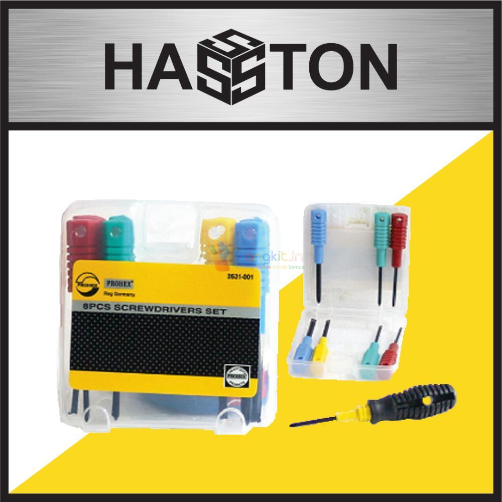 PROHEX HASSTON Obeng Set 8Pcs (2631-001)