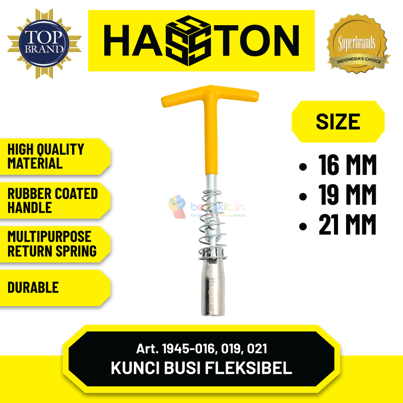 Hasston Kunci Busi Fleksible T / Spark Plug Spanner (1945)
