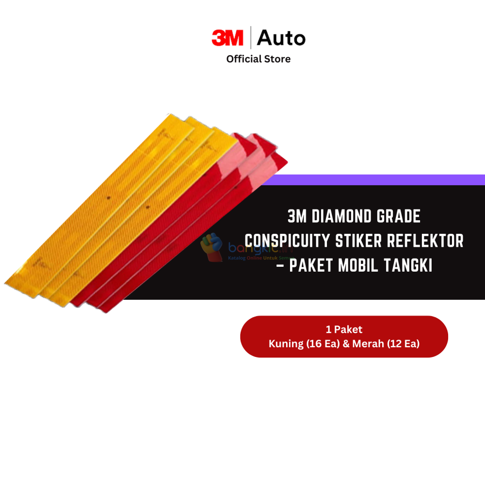 3M Diamond Grade Conspicuity Stiker Reflektor – Paket Mobil Tangki