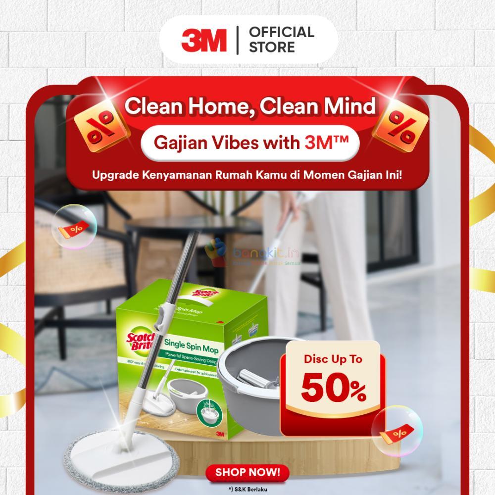 3M™ Scotch-Brite™ Spin Mop 1 pc Untuk berbagai permukaan lantai