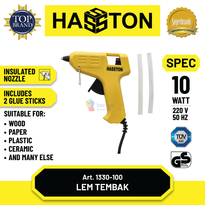 Hasston Alat Lem Tembak Listrik / Hot Melt Glue Gun (1330)