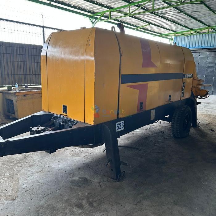 Pompa kodok/ concrete pump hbt 80c siap pakai