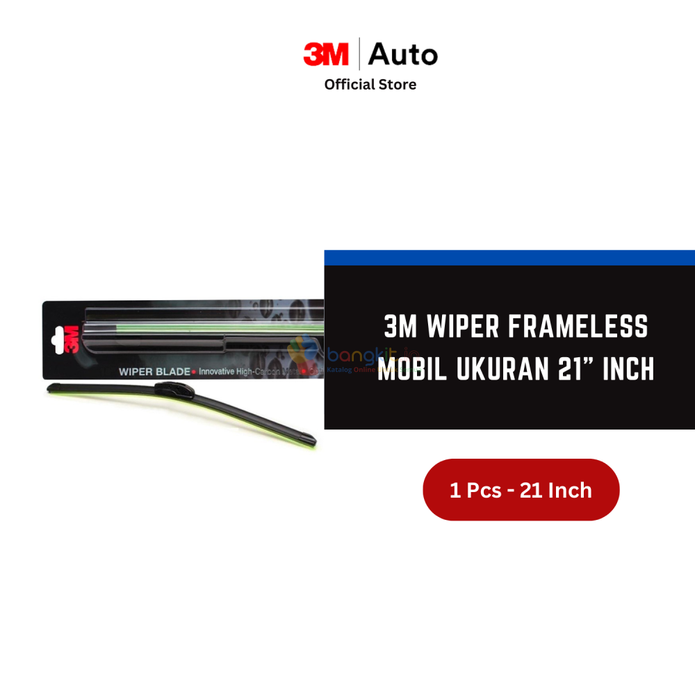 3M Wiper Frameless Mobil Ukuran 21 inch