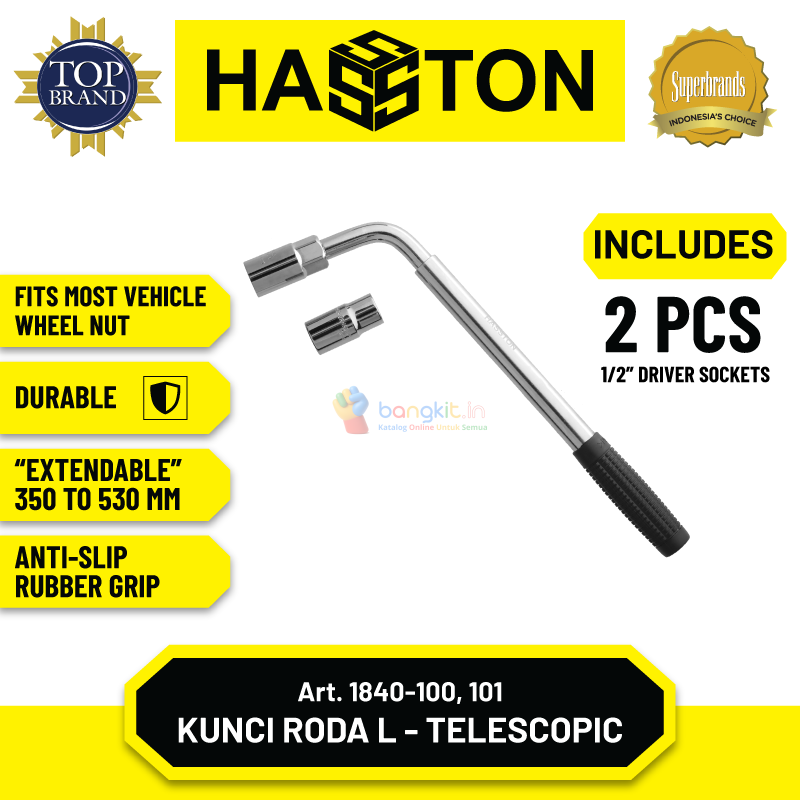 Hasston Kunci Roda L - Telescopic / Extandabel Wheel Nut Wrench (1840)