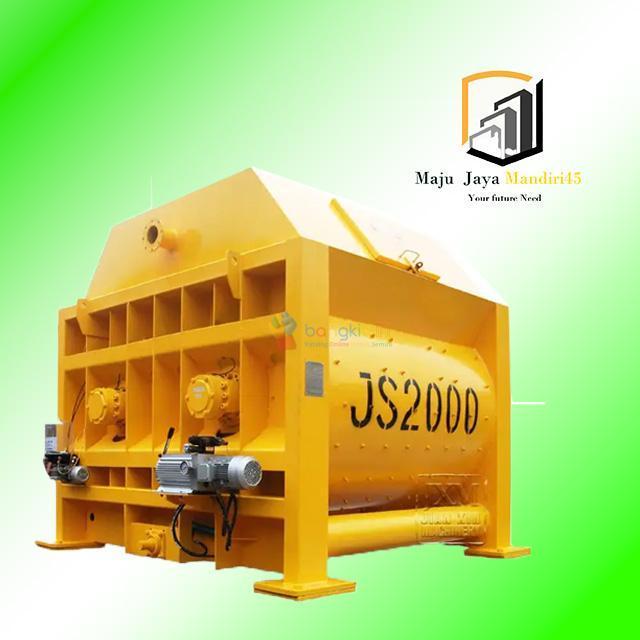 Js 2000 Mesin Pengaduk Beton Poros Ganda Stasioner Terlaris