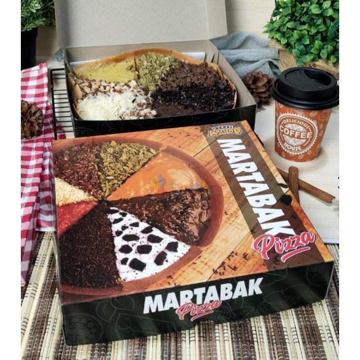 per 10 pcs ukuran 22x22x5 Dus pizza martabak / box sedap mantap