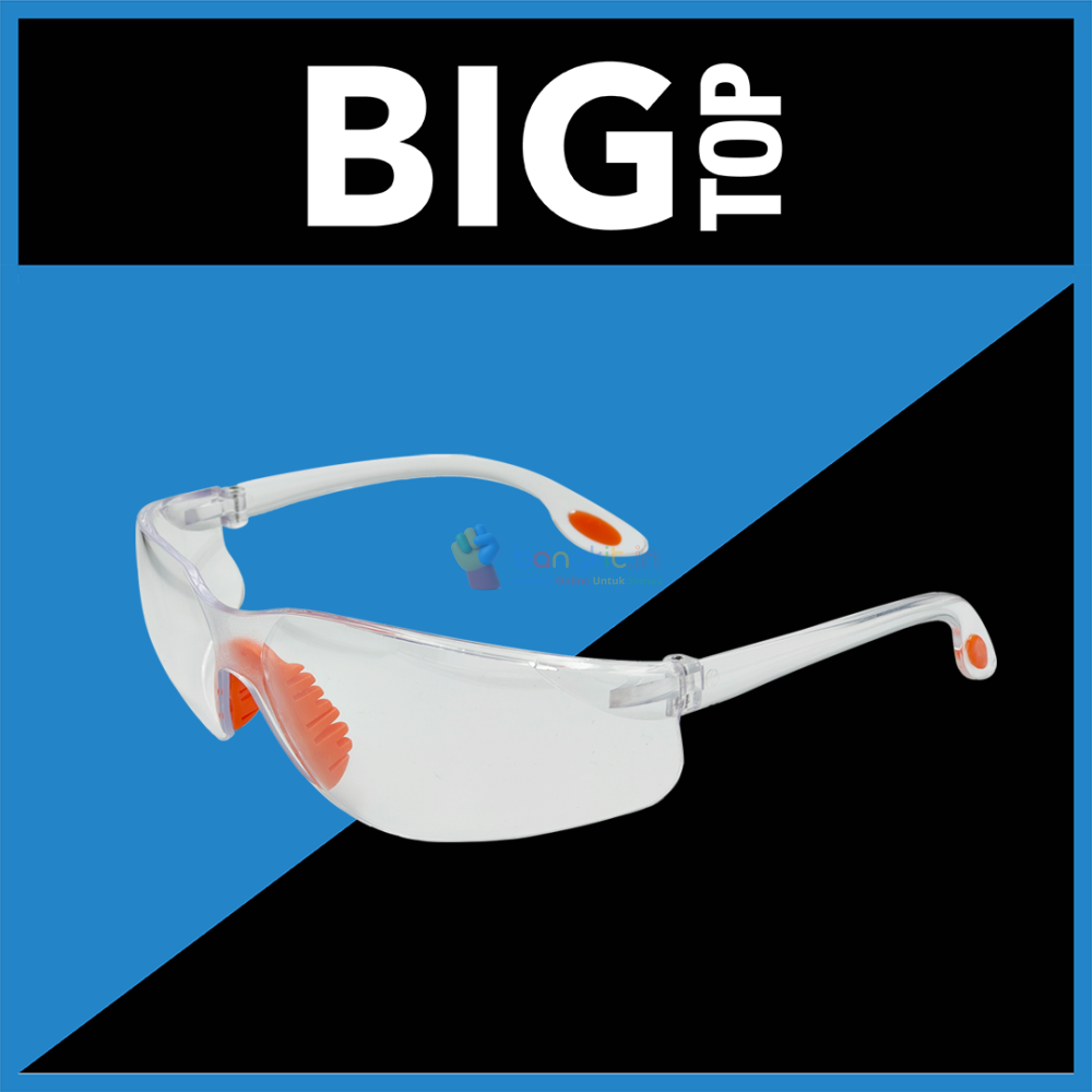 BIG TOP Kaca Mata Kerja Bening (2100-005)