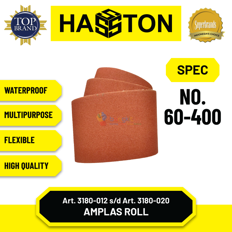 Hasston Remplas Roll Panjang 1M / Amplas Roll Kain (3180)