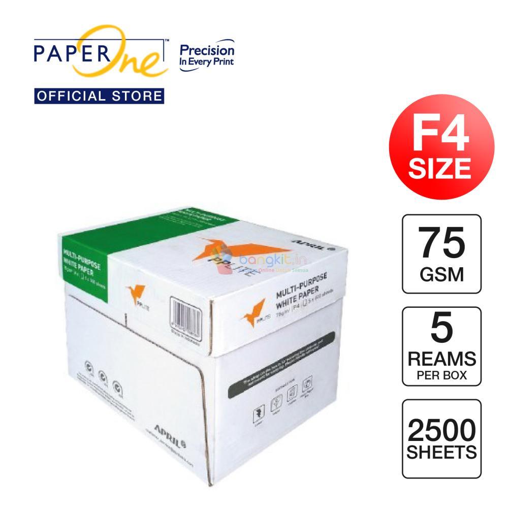 PP Lite Kertas F4 75gr Copier 1 Box (2500 lembar) Kertas HVS