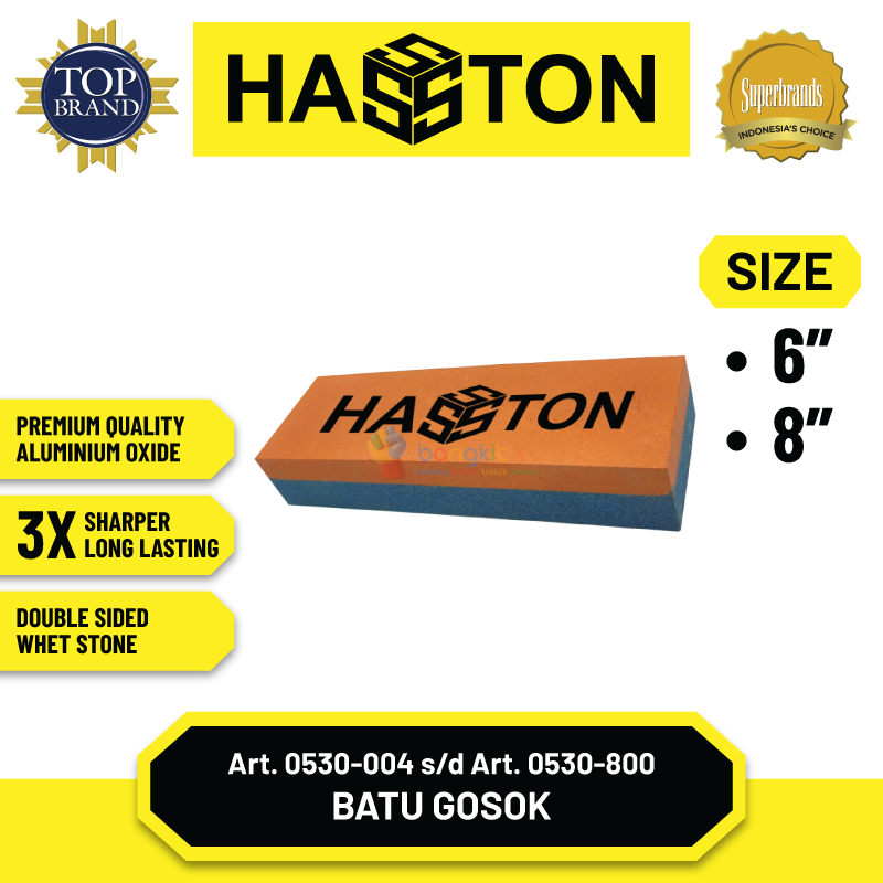 Hasston Batu Asah / Batu Gosok Orange Aluminium Oxide (0530)