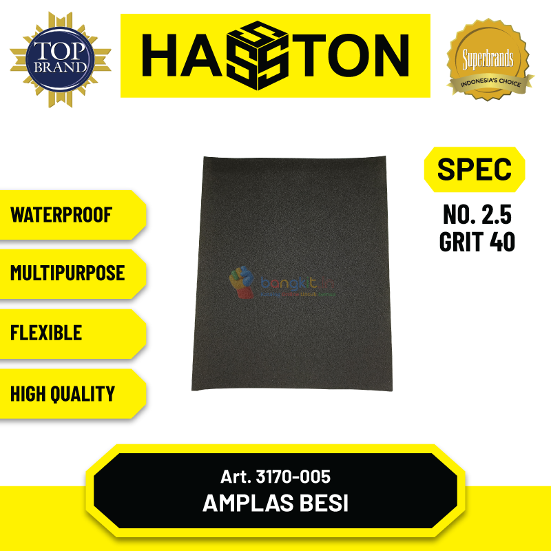 Hasston Remplas Besi / Amplas Besi / Kertas Gosok (3170)