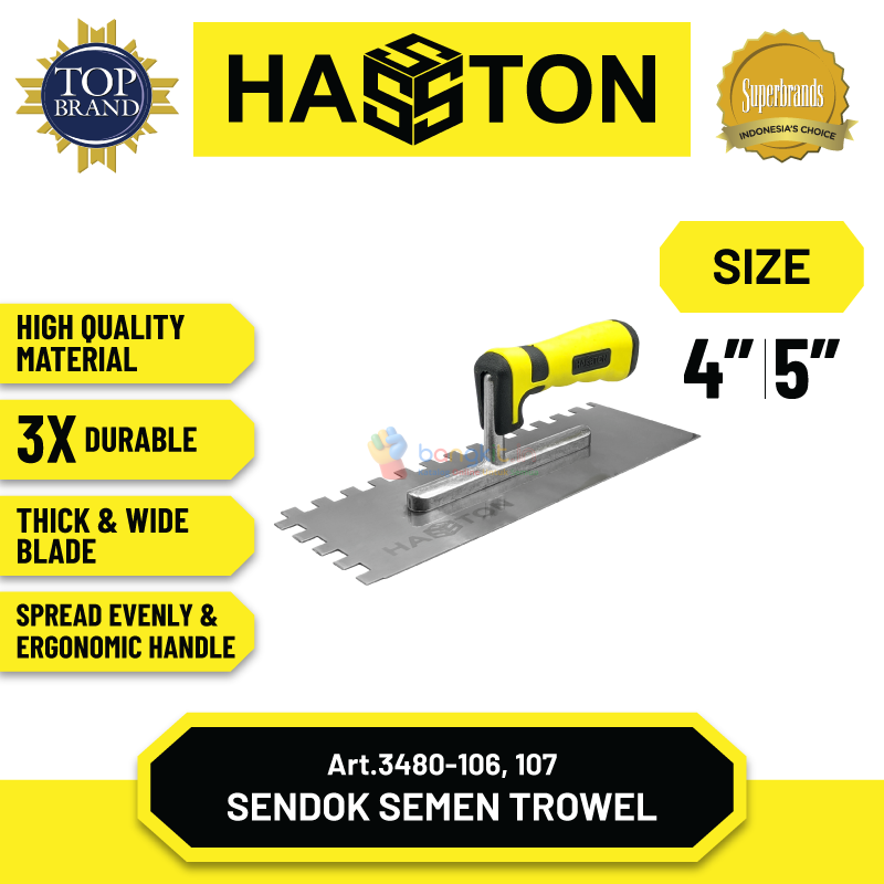 Hasston Sendok Semen Trowel Gigi / Cetok Semen Plester (3480)