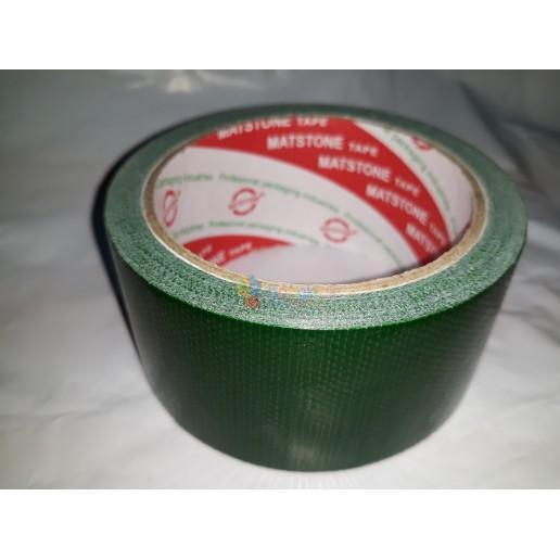 Lakban kain hijau 2 inch x 11 meter / cloth tape 48mm x 11 meter matstone