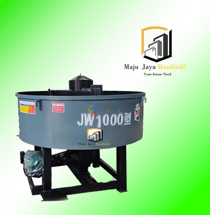 Concrete Pan Mixer Diesel/Mixer mesin diesel datar - JW1000