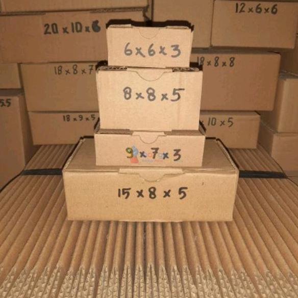 kardus 9x7x3 cm diecut polos