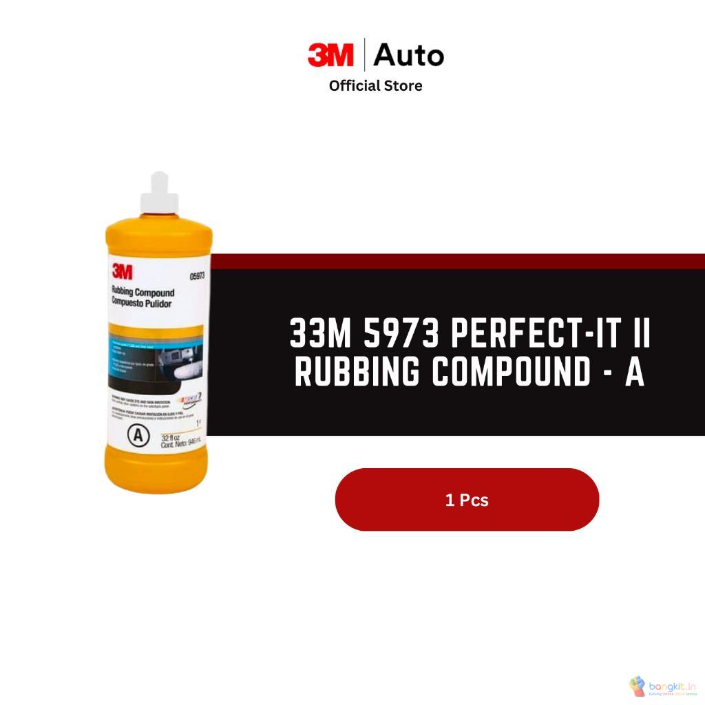 3M 5973 Perfect-it II Rubbing Compound - Kompon untuk menghilangkan baret atau baret bekas amplas