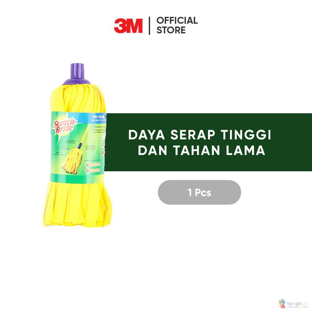 3M™ Scotch-Brite™ Kain Pel Isi Ulang, Refill Pel Strip, Daya serap tinggi dan tahan lama, 1 pcs, Untuk berbagai permukaan lantai