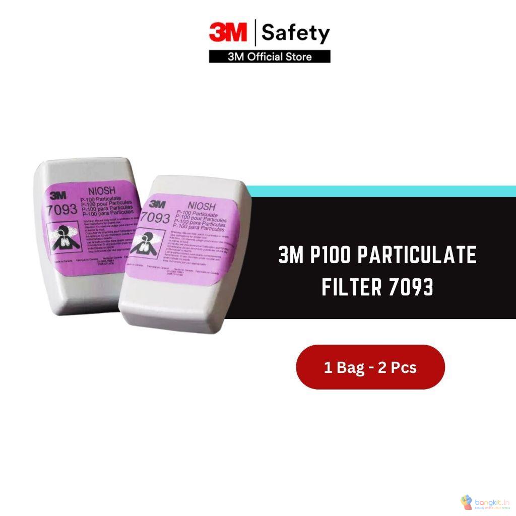 3M P100 Particulate Filter 7093 - 1 Bag isi 2 Each