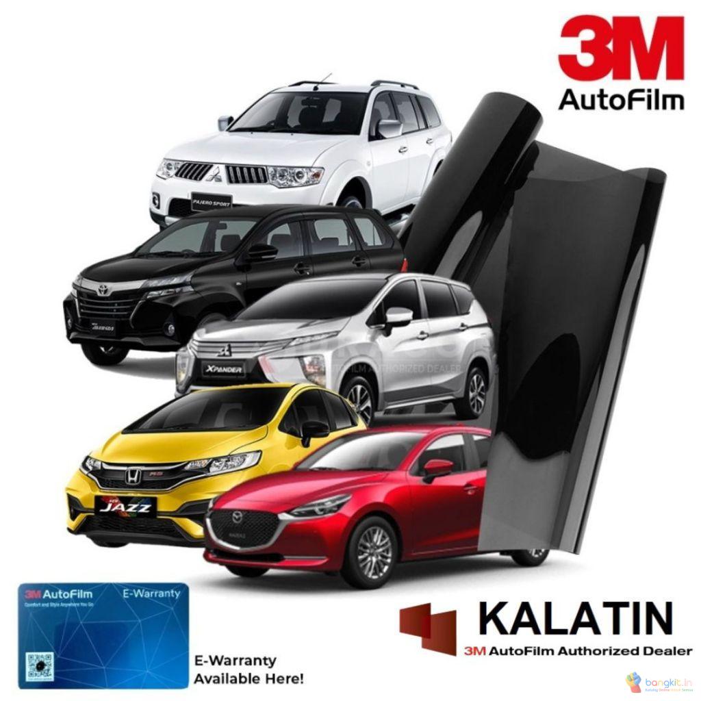 Kaca Film Ilumi + 3M Black beauty (medium car)