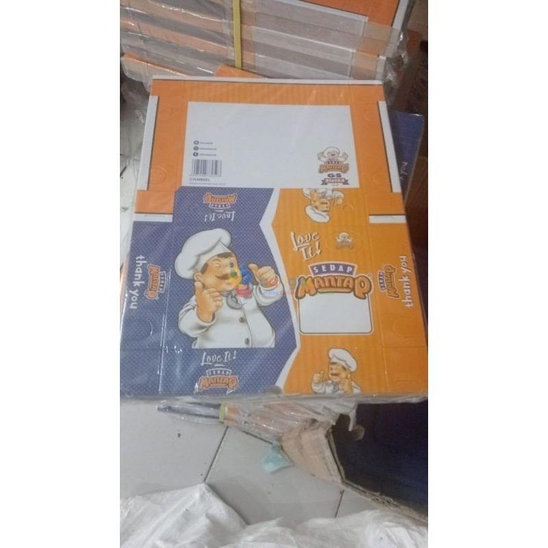 jasa cetak kardus ayam bakar