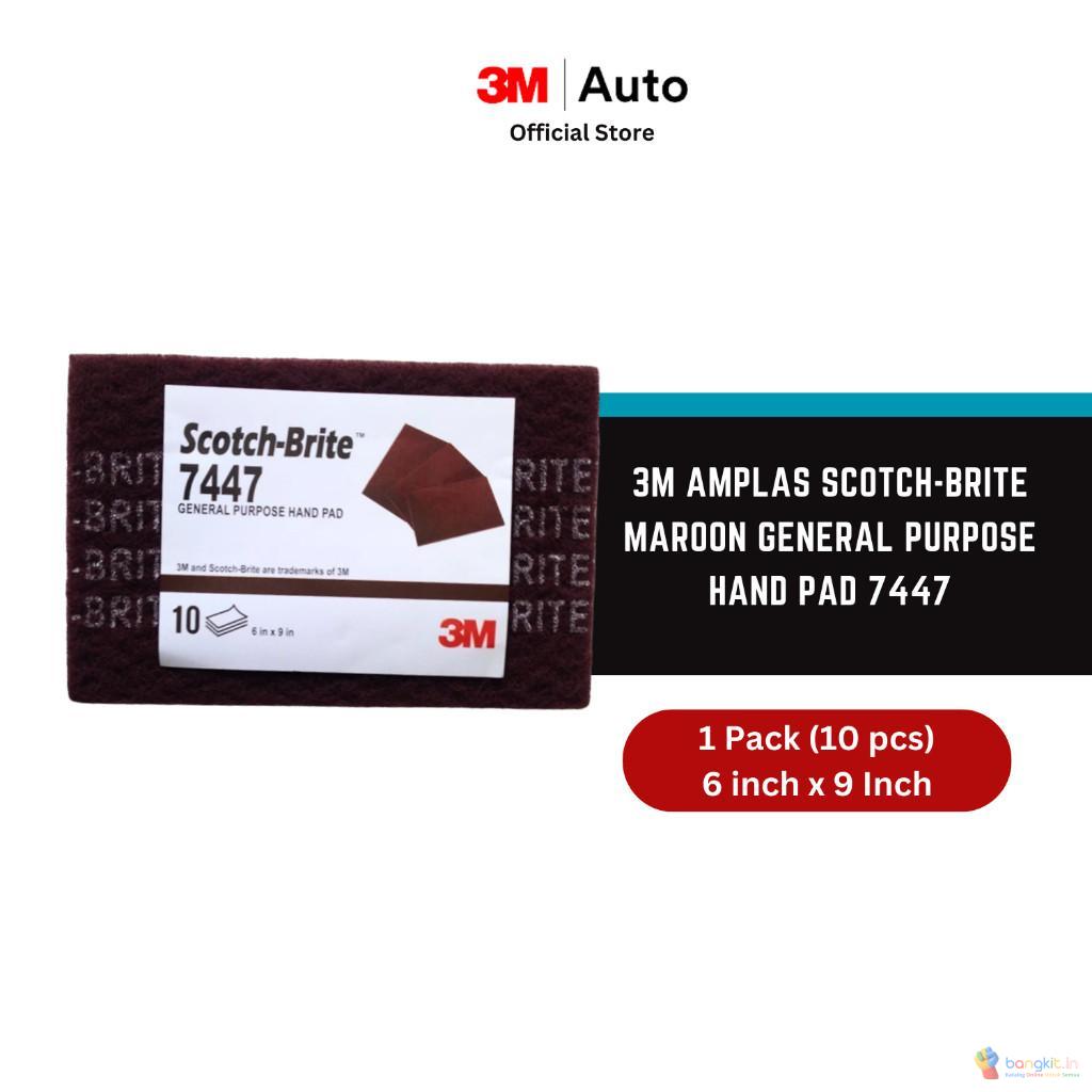 3M Scotch-Brite Maroon General Purpose Hand Pad 7447- Amplas