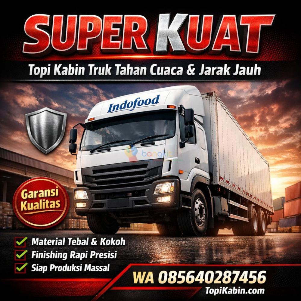 SUPER KUAT WA 085640287456  Jual Wind Deflector Topi Kabin Truk Indofood di Semarang Jateng