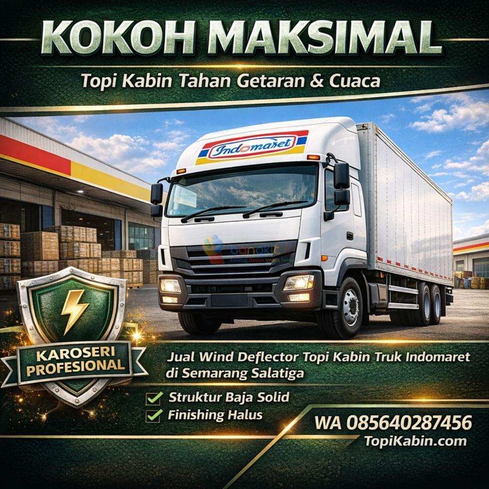 KOKOH MAKSIMAL WA 085640287456  Jual Wind Deflector Topi Kabin Truk Indomaret di Semarang Salatiga