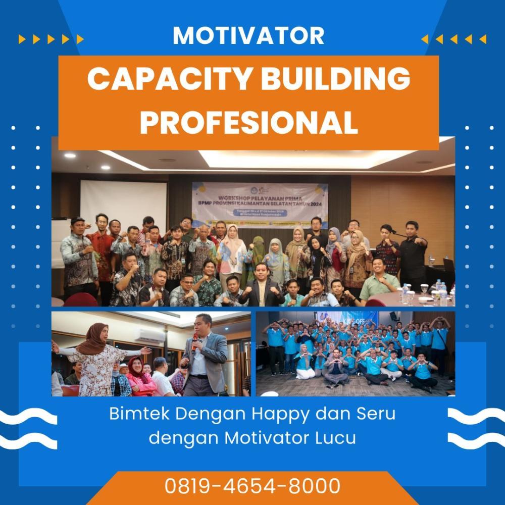 Narasumber Motivator Bimtek Sukoharjo, Coach Wahyudi SMT (0819-4654-8000)