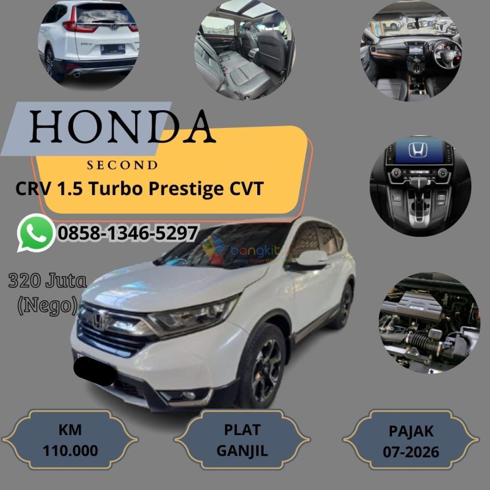 Elegance,CRV Prestige 1.5 Turbo 2019 Bekas Kondisi Terbaik Indramayu - 0858-1346-5927