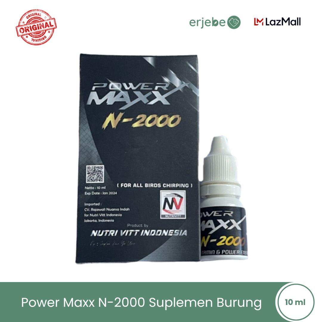 ERJEBE Nutri Vitamin Burung POWER MAXX N-2000 Vitamin Burung Power Maxx Nutri Vit Suplemen Vitamin B