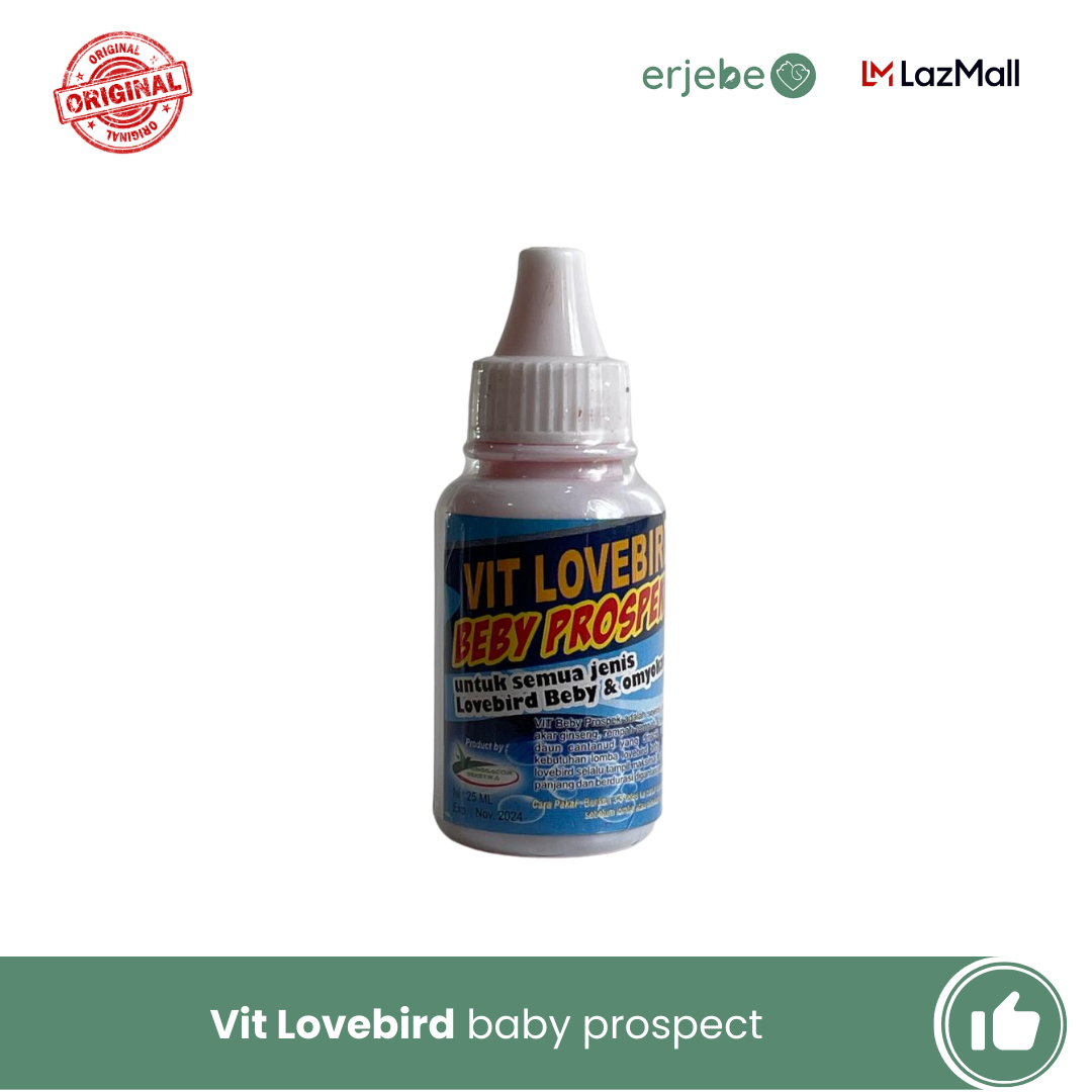 ERJEBE Vit Lovebird Baby Prospek Vitamin burung lovebird