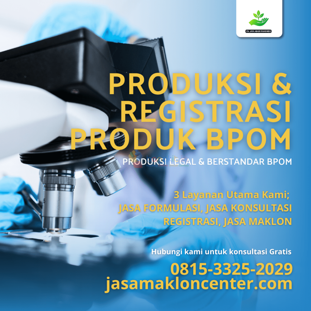 BEST! HUB: 0815-3325-2029, Jasa Maklon Herbal BPOM Yogyakarta, Famsindo