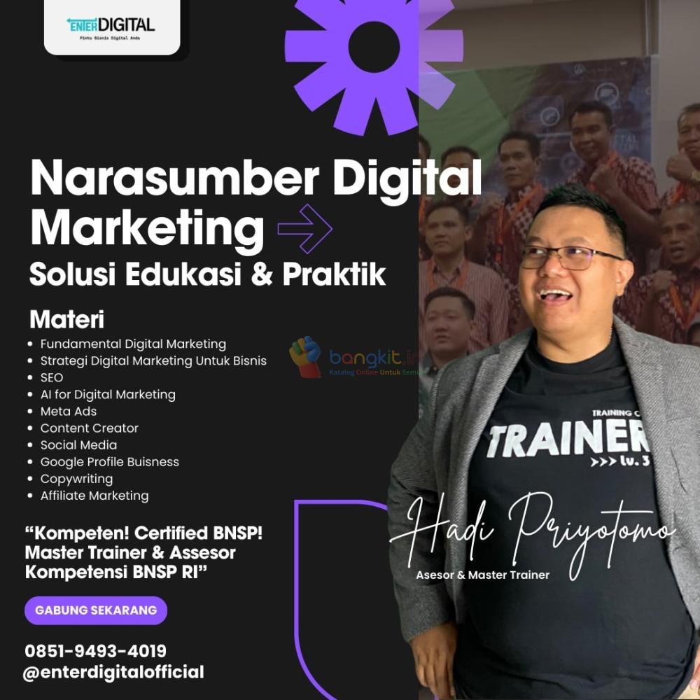 MATERI UPDATE! HUB : 0851-9493-4019,  Narasumber Ahli Digital Marketing Boyolali