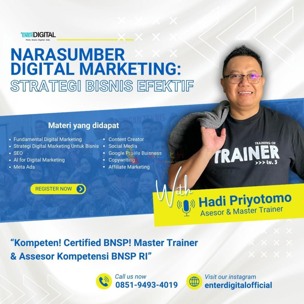 HANDAL! HUB : 0851-9493-4019,  Link Narasumber Digital Marketing Malang