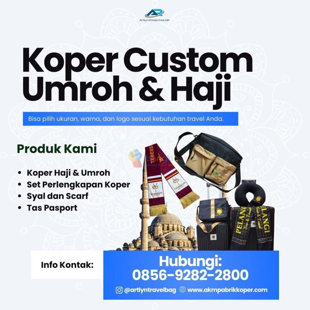 ORIGINAL! TELP. 0856-9282-2800, Produsen Tas Koper Umroh Haji Makassar, AKM