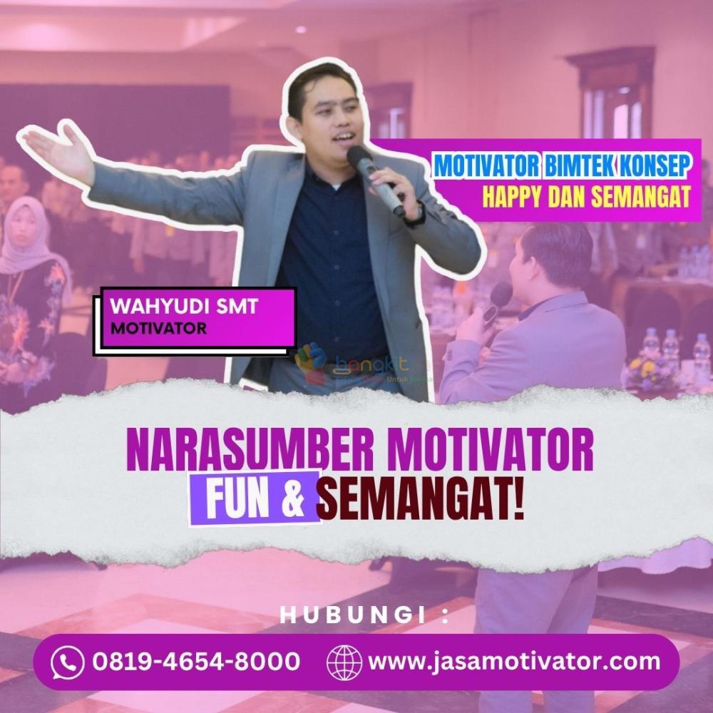 Motivator di Bandung Barat Terpercaya, Coach Wahyudi SMT! Undang Sekarang (0819-4654-8000)