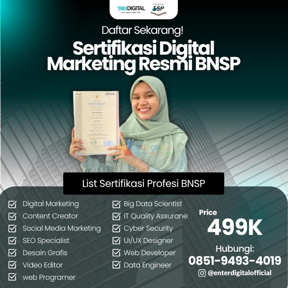 UNGGULAN! HUB: 0851-9493-4019, Sertifikasi Kompetensi Digital Marketing Jawa Barat