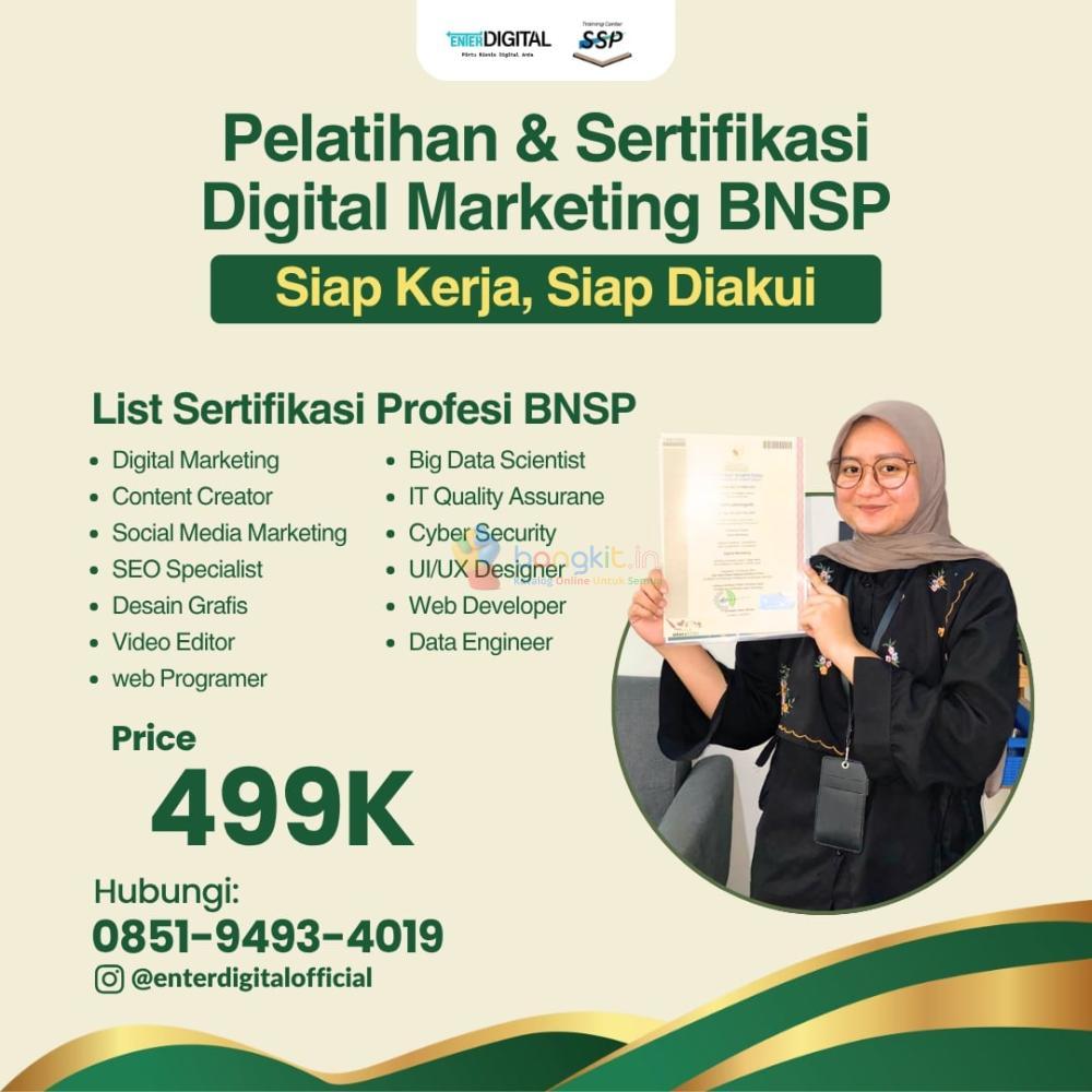 KOMPETEN! WA: 0851-9493-4019, Sertifikasi Kompetensi Digital Marketing Jawa Tengah