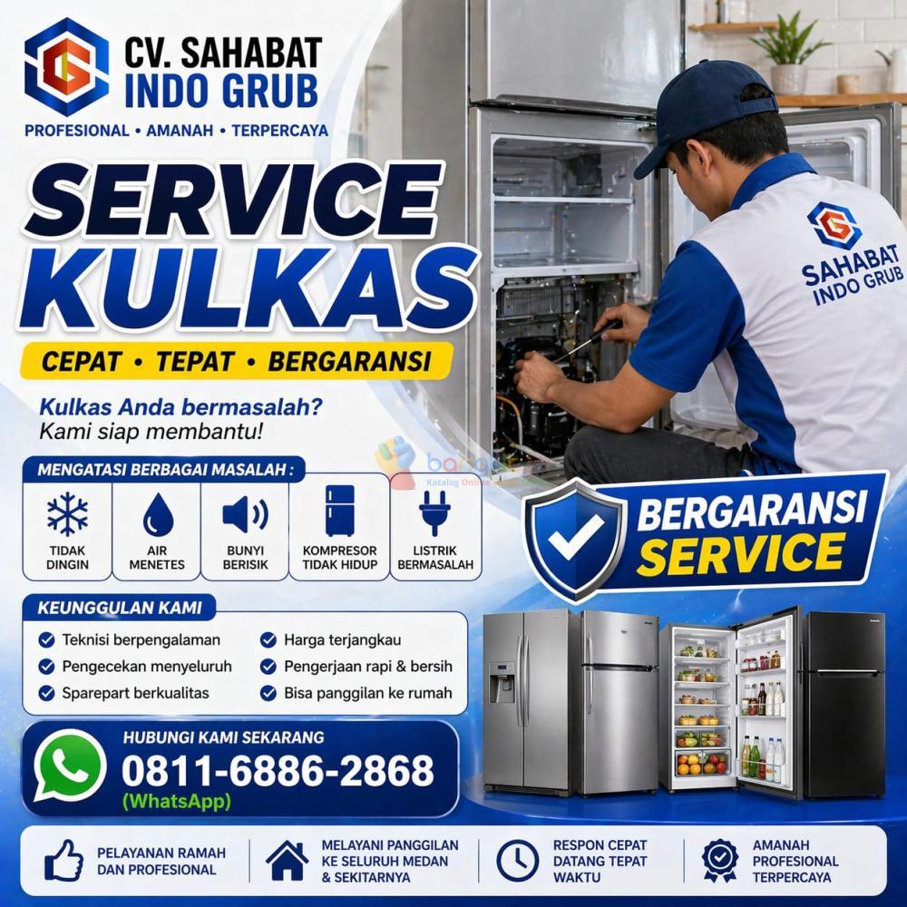 Jasa Service Kulkas Daerah Medan Tuntungan