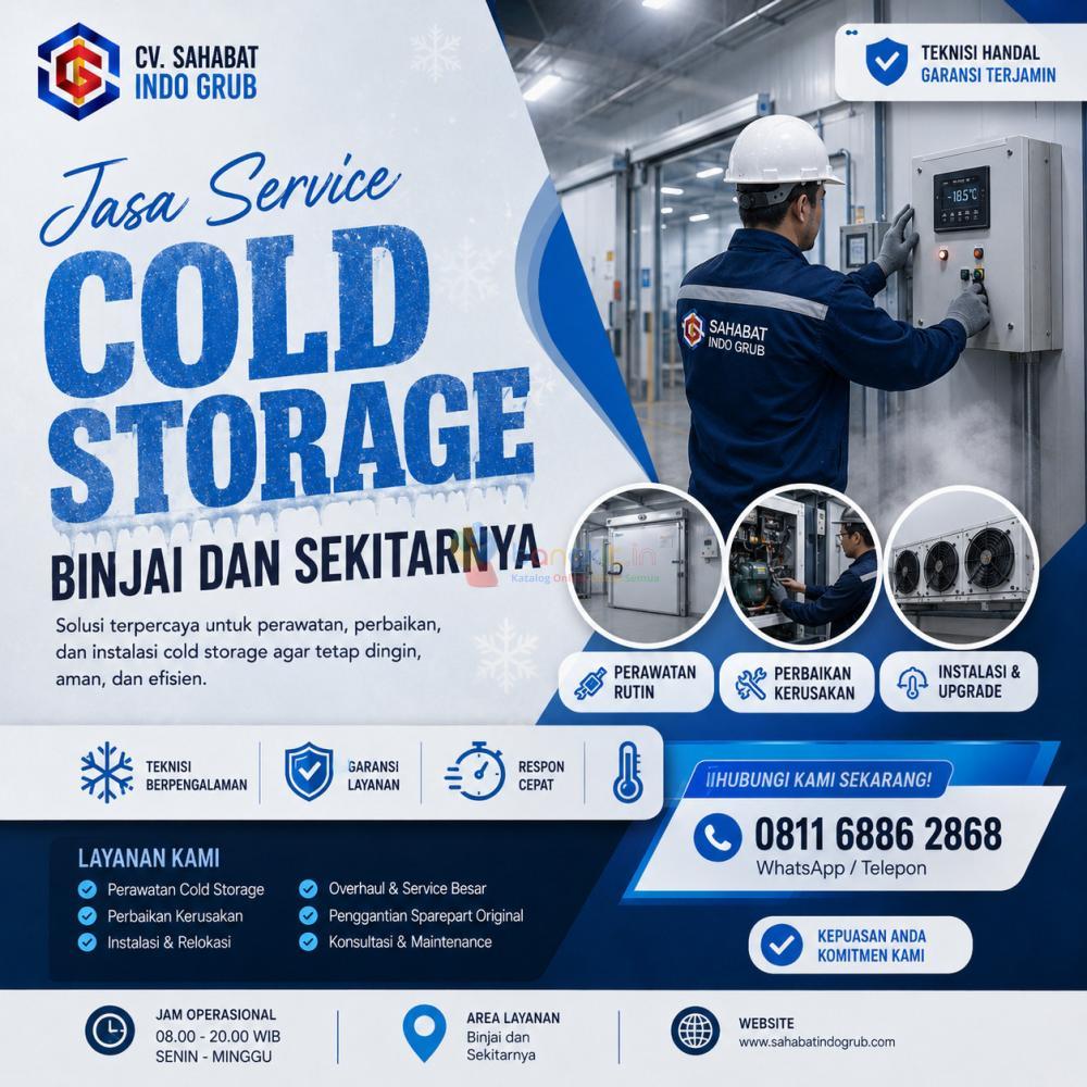 Teknisi Cold Storage Binjai Berpengalaman – Semua Merek Dilayani