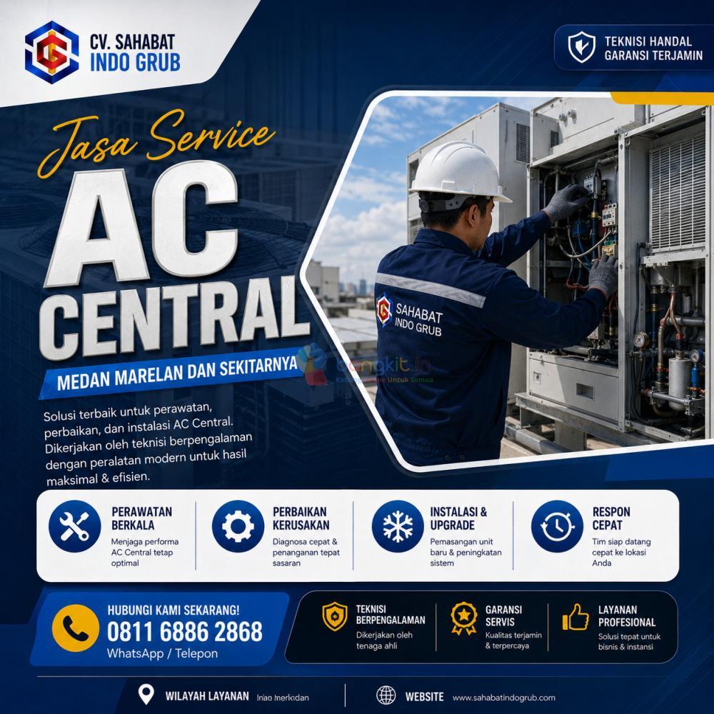 Service AC Central Medan Marelan – Atasi AC Bocor, Tidak Dingin, Berisik