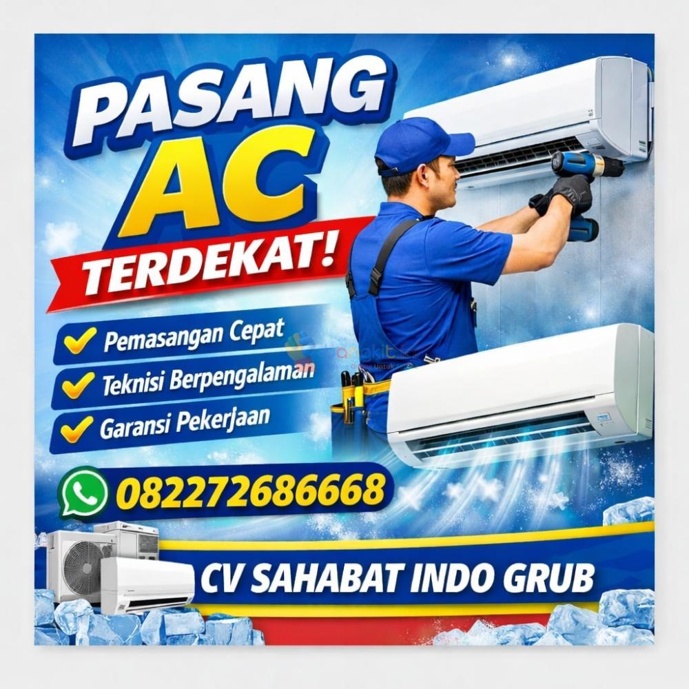 Pasang AC Terdekat Medan Sunggal 082272686688 – Profesional & Bergaransi ❄️
