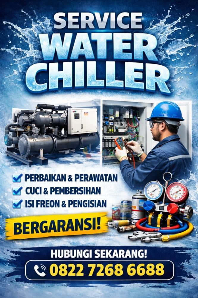 Service Chiller Medan Barat – Teknisi Profesional & Bergaransi ❄️