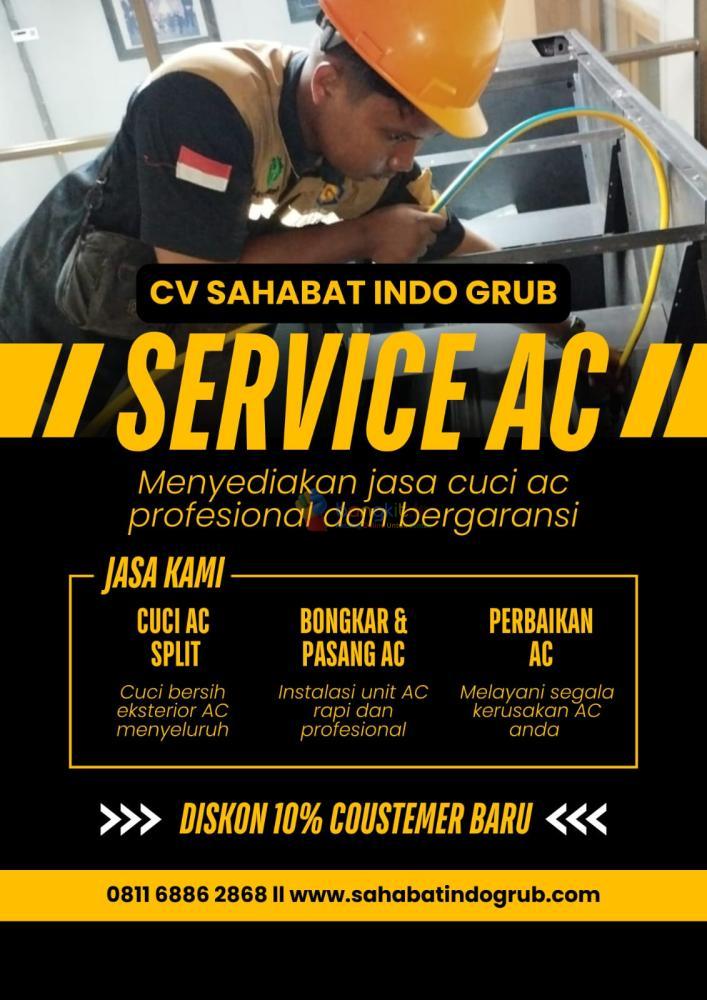 Cuci AC Medan Belawan – 0811-6886-2868 | CV Sahabat Indo Grub ❄️